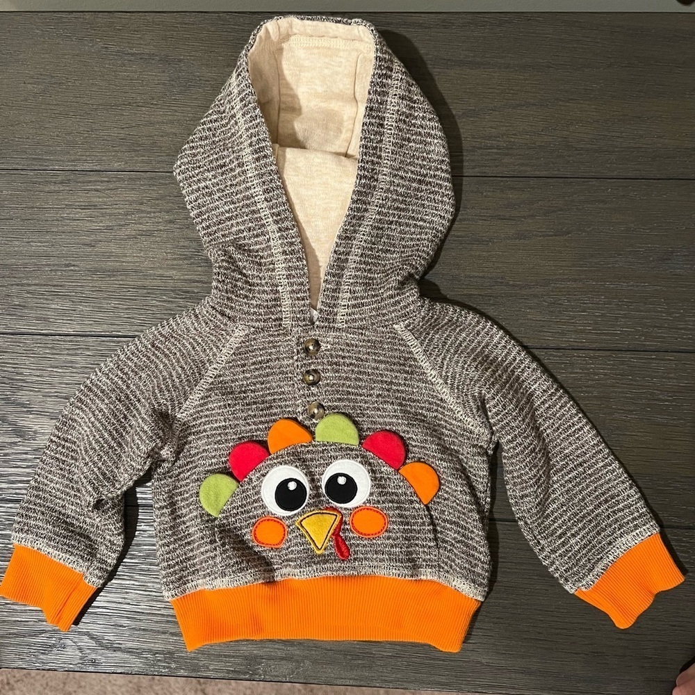 Baby Essentials Thanksgiving Hoodie​ for baby​, EUC​